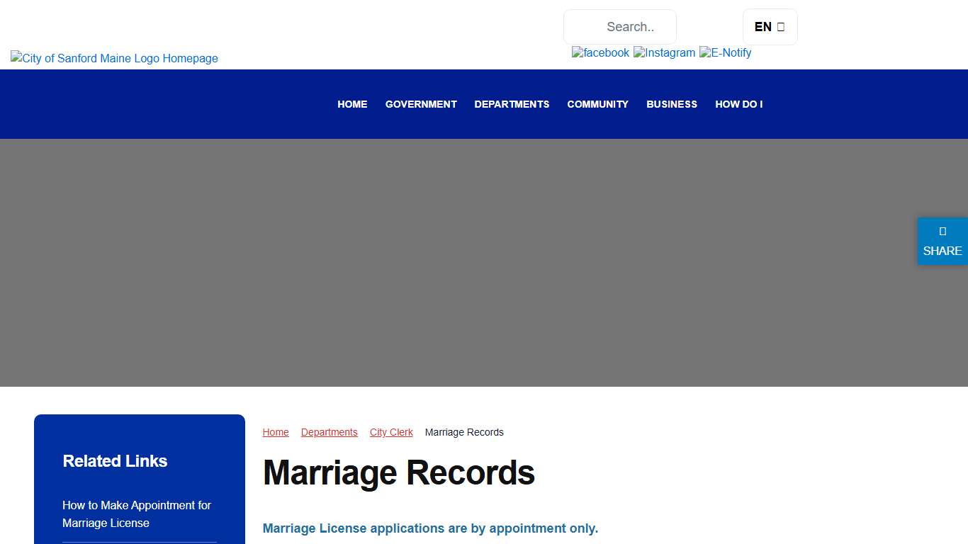 City Of Sanford, Maine