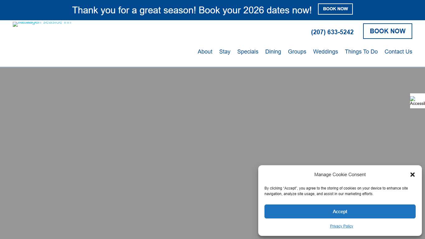 Maine Wedding Package - Boothbay Harbor - Newagen Seaside Inn